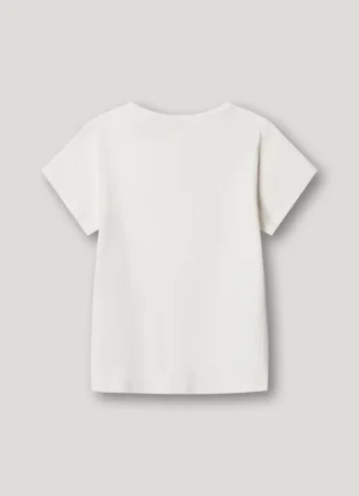 T-shirt à boutons en maille côtelée