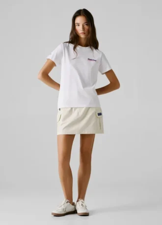 T-shirt coupe ample avec imprimé dans le dos
