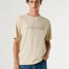 T-shirt coupe classique avec logo brodé T-shirt coupe classique avec logo brodé