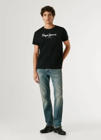 t shirt logo coupe classique 2 59 330x456 - T-shirt &agrave; logo coupe classique