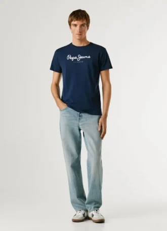 t shirt logo coupe classique 2 60 330x456 - T-shirt &agrave; logo coupe classique