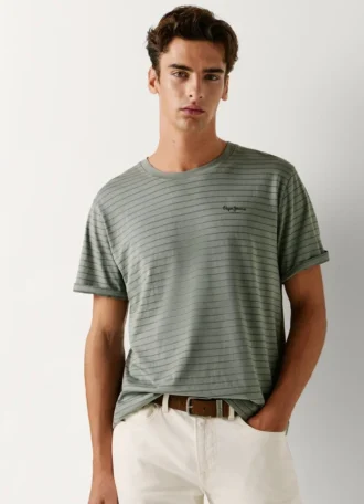 T-shirt rayé coupe classique