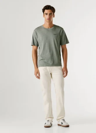 T-shirt rayé coupe classique