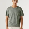 T-shirt rayé coupe classique T-shirt rayé coupe classique