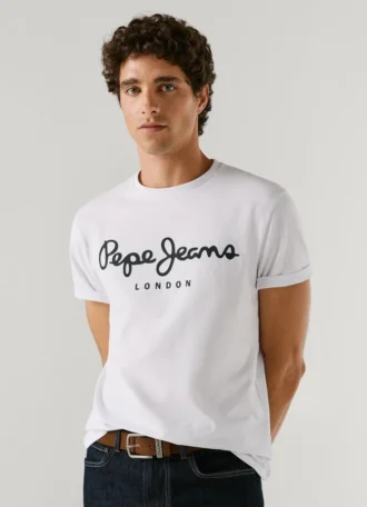 T-shirt slim fit avec logo imprimé