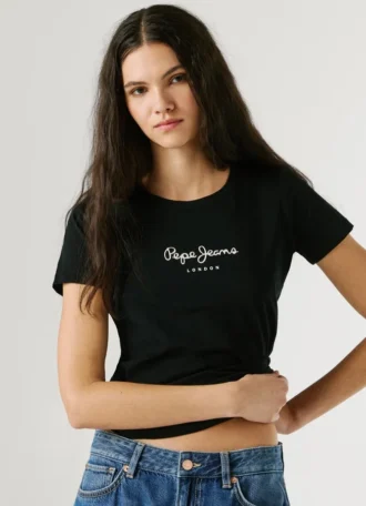 T-shirt slim fit avec logo imprimé