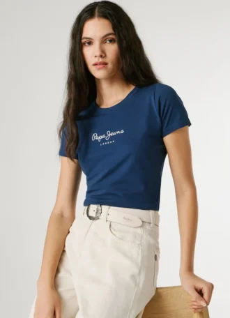 T-shirt slim fit avec logo imprimé
