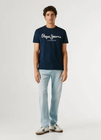T-shirt slim fit avec logo imprimé