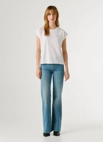 T-shirt slim fit avec logo imprimé