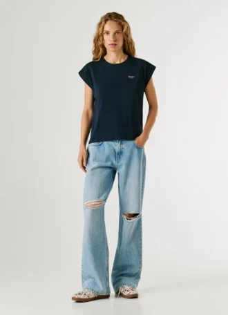 T-shirt slim fit avec logo imprimé