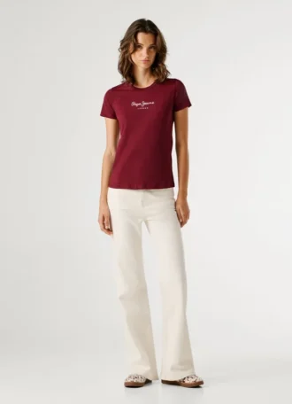 T-shirt slim fit avec logo imprimé
