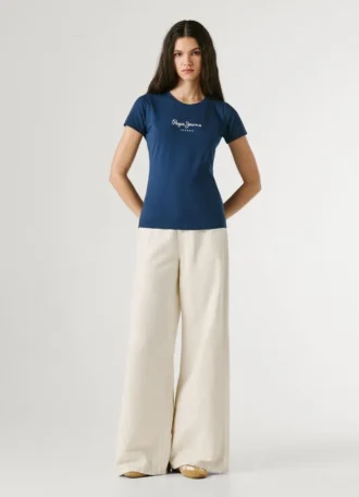 T-shirt slim fit avec logo imprimé