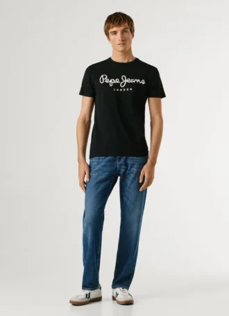 T-shirt slim fit avec logo imprimé