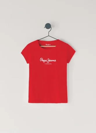 T-shirt slim fit avec logo pailleté