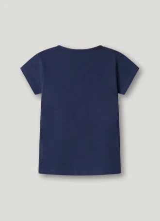 T-shirt slim fit avec logo pailleté