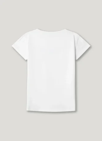 T-shirt slim fit avec logo pailleté