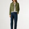 Veste courte en sergé