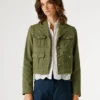 Veste courte en sergé