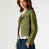 Veste courte en sergé