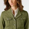Veste courte en sergé