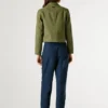 Veste courte en sergé