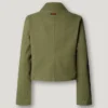 Veste courte en sergé