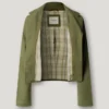 Veste courte en sergé