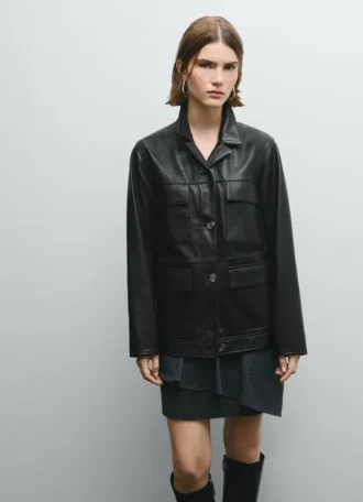 Veste en cuir
