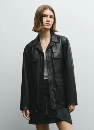 Veste en cuir