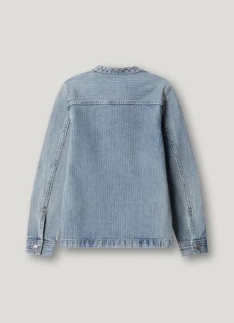 Veste en denim coupe classique