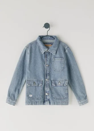 Veste en denim coupe décontractée