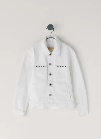 Veste en denim coupe décontractée