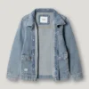 Veste en denim coupe décontractée Veste en denim coupe décontractée