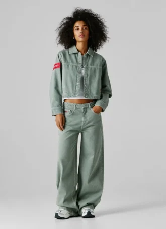 Veste en jean courte